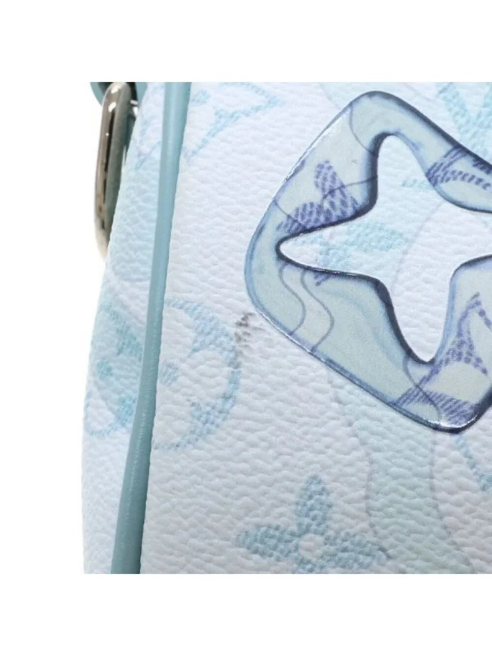 Louis Vuitton Keepall Bandouliere 25 Aqua Garden